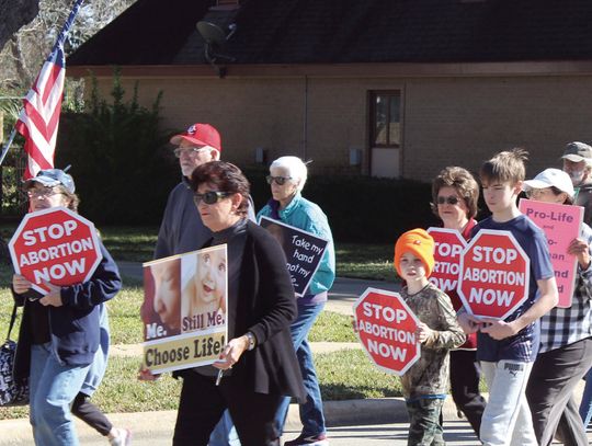 ST. ANTHONY CATHOLIC CHURCH HOST ANNUAL WALK FOR LIFE MARCH