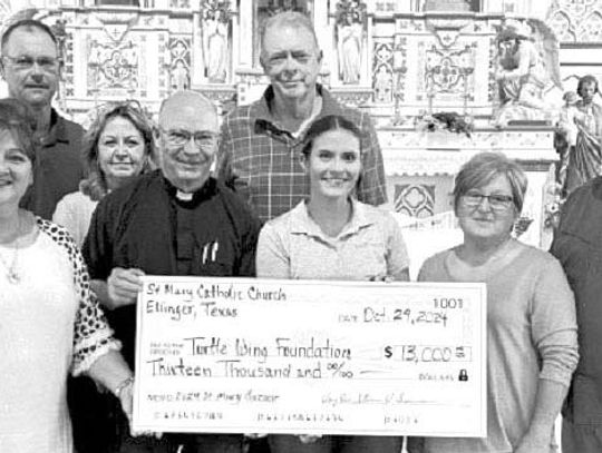 St. Mary’s donates $13K to Turtle Wing