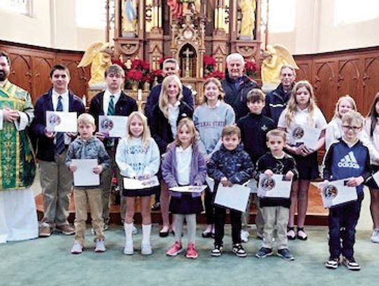 St. Michael Catholic School awards winners of poster contest