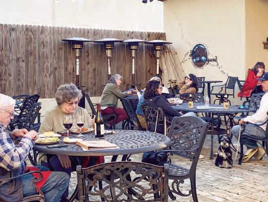 The Courtyard Wine Bar reopens with all treats, no tricks