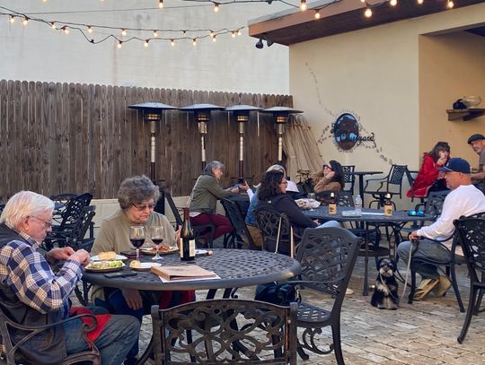 The Courtyard Wine Bar reopens with all treats, no tricks