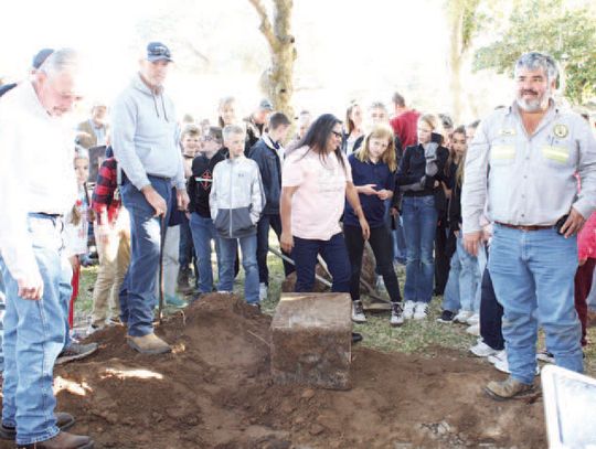 Time capsule opened from 1973