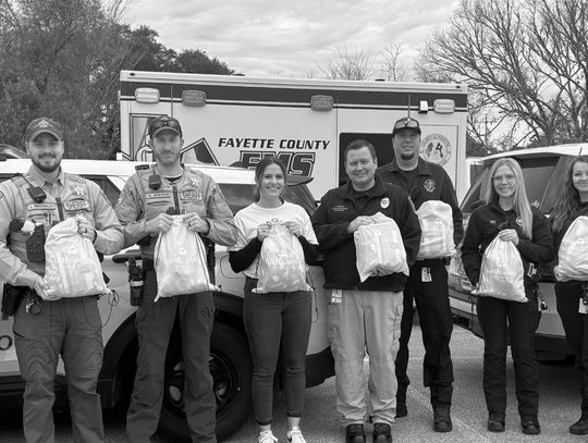 Turtle Wing Foundation partners with Fayette County S.D. and EMS to distribute sensory bags