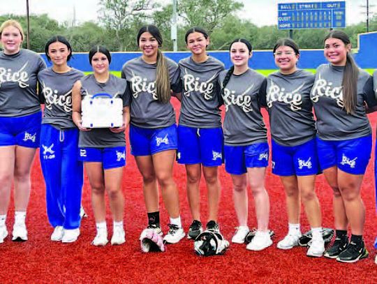 Turtlebox speaker donated to Rice Lady Raiders softball team