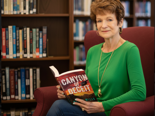 Upcoming visiting author ventures canyons, forgiveness in new book