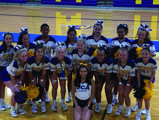 Weimar cheerleaders get early start on season