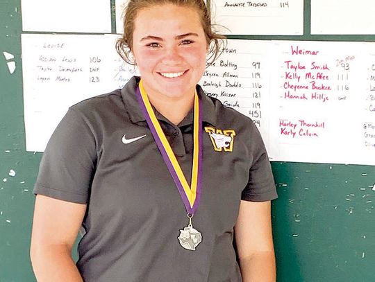 Weimar, Columbus snag top places at WHS-hosted golf tournament