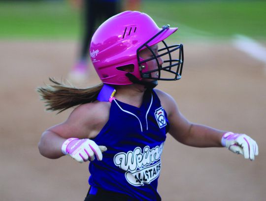 Weimar girls’ Little Leaguers win against Rice All-Stars