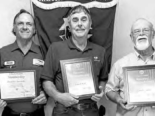 WEIMAR KNIGHTS OF COLUMBUS RECOGNIZE HONORARY MEMBERS