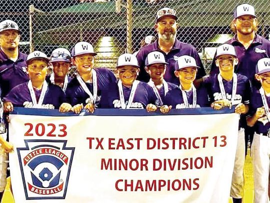 WEIMAR LL MINOR TEAM WINS DISTRICT