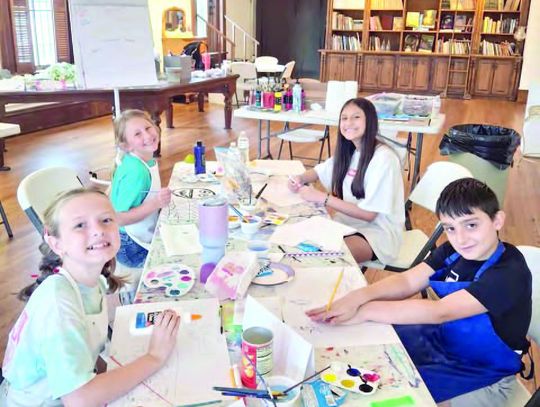 Young artists explore creativity at Live Oak Art Center summer camp