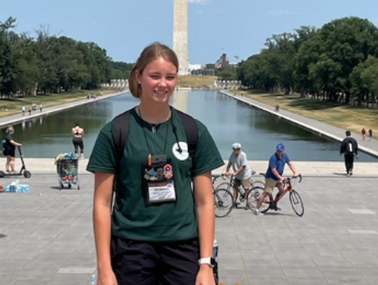 Delaney Turlington, a student at Weimar High School, was chosen as the winner of the 2023 Government-in-Action Youth Tour to Washington, D.C. You could be next! Apply today!