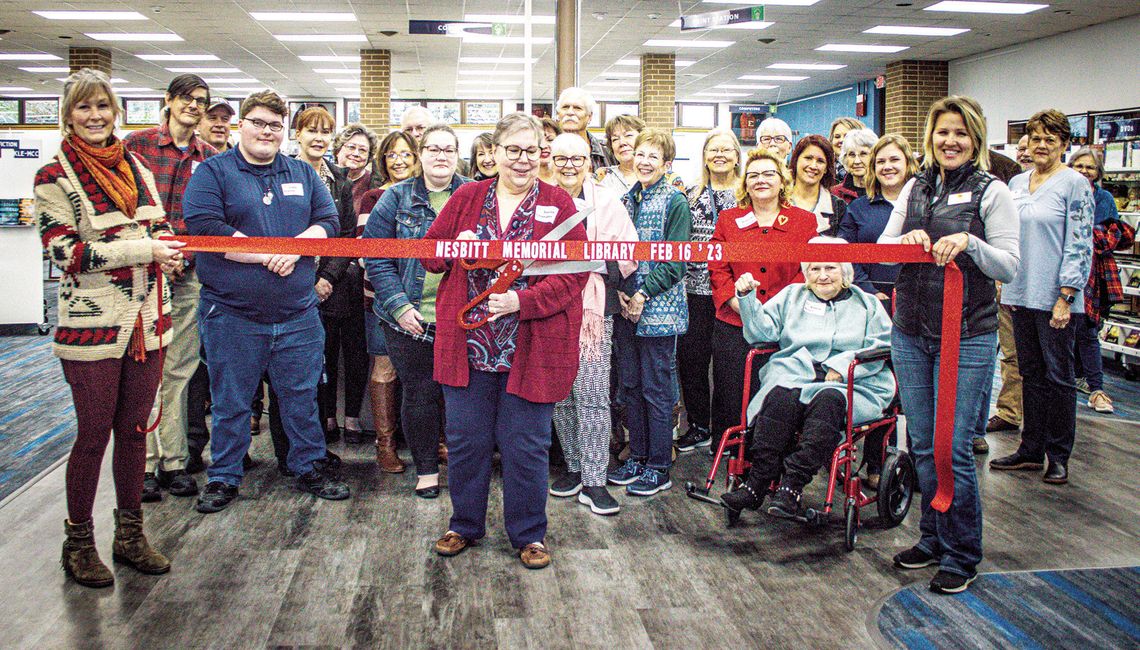 ANOTHER LOOK AT NESBITT MEMORIAL LIBRARY RIBBON CUTTING FEB. 16