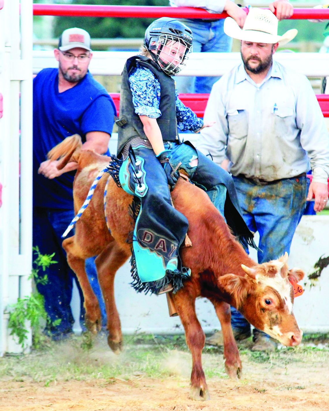 Brave youth bullrider bucks fear to reach rodeo royalty