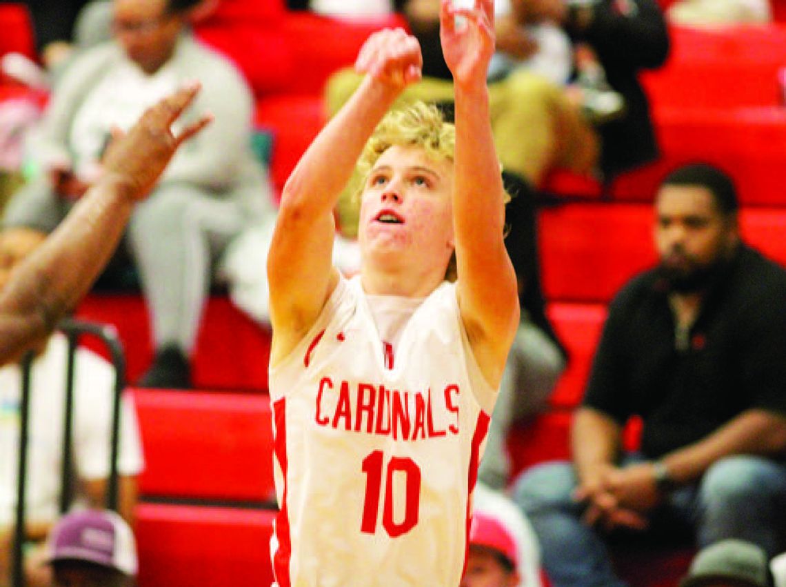 Cardinals rain threes to stay perfect in district