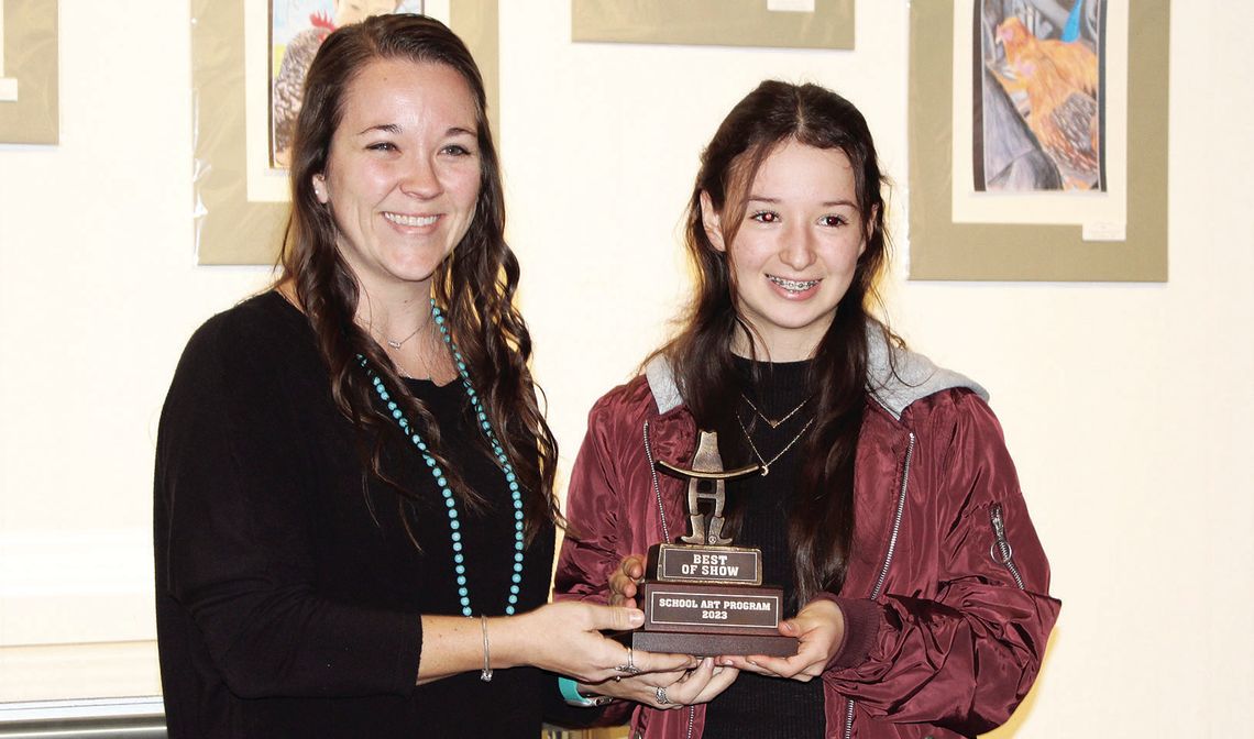 CISD students receive awards for rodeo art