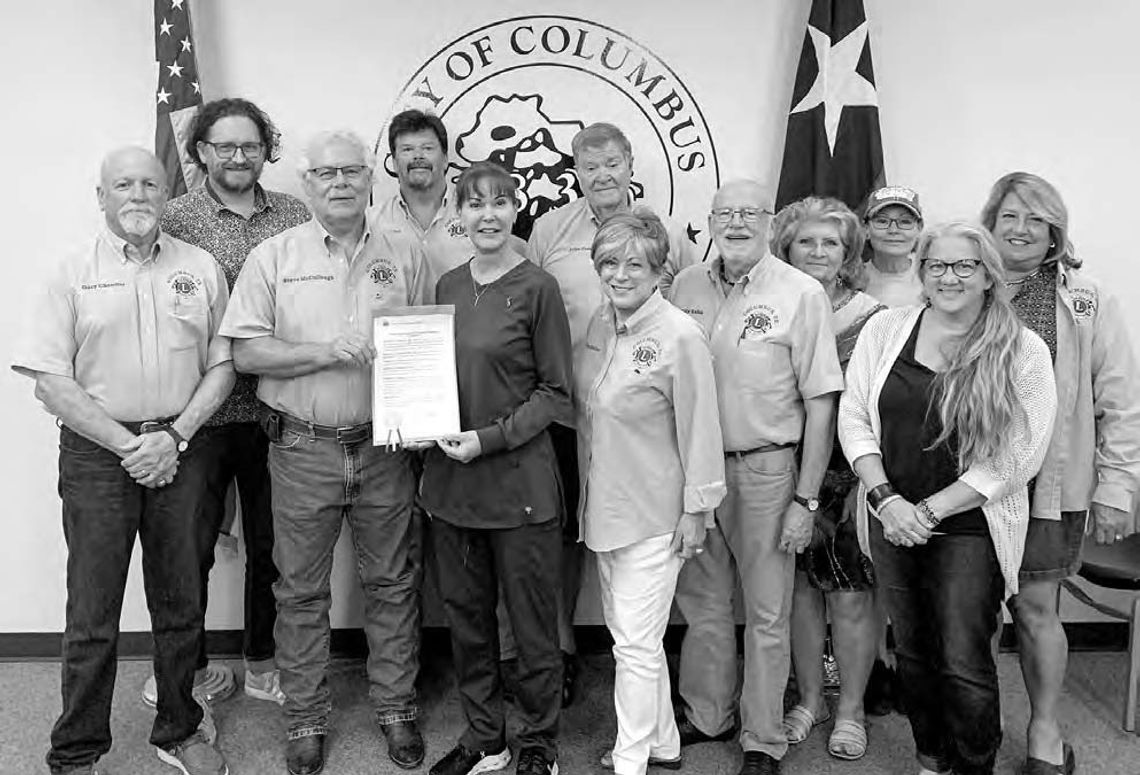 CITY RECOGNIZES COLUMBUS LIONS 80TH ANNIVERSARY