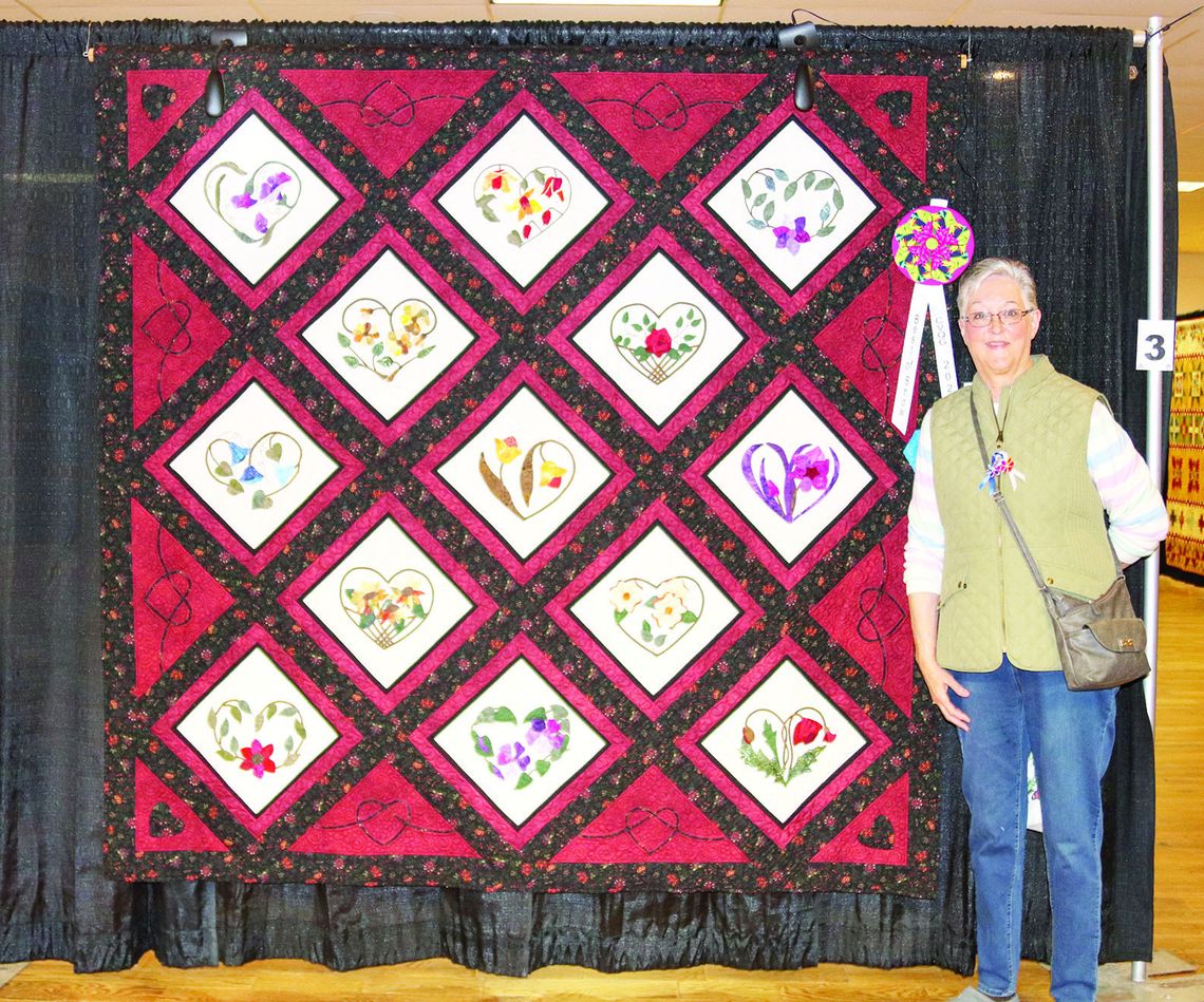 Colorado Valley Quilt Guild throw ‘Best Little Quilt Show’