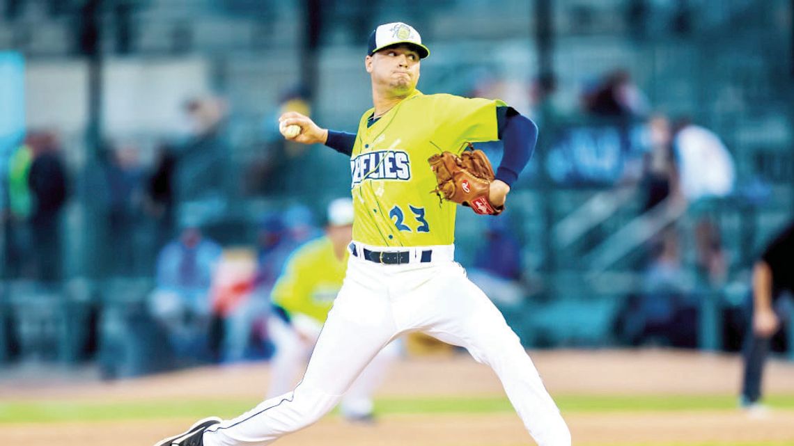 Columbus alum earns first minor league pitching win