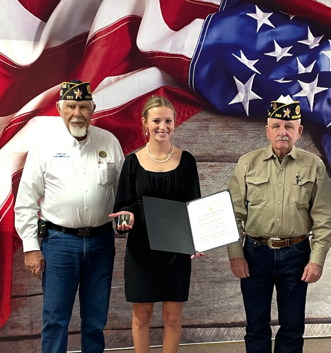 Columbus American Legion gifts scholarships after competition