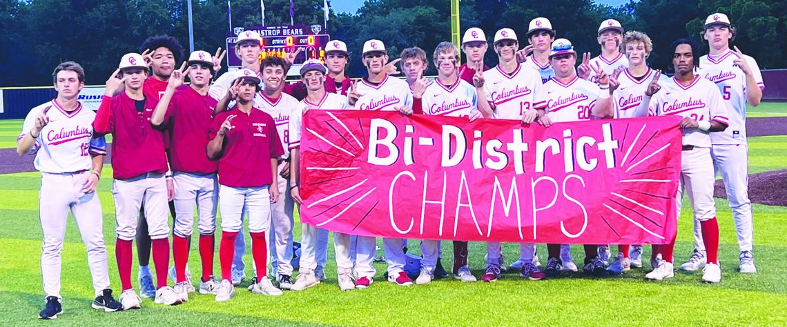 Columbus Cardinals win Bi-District Championship