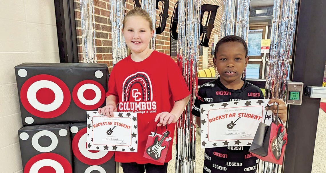 COLUMBUS ELEMENTARY PICKS BEHAVIOR ROCK STARS