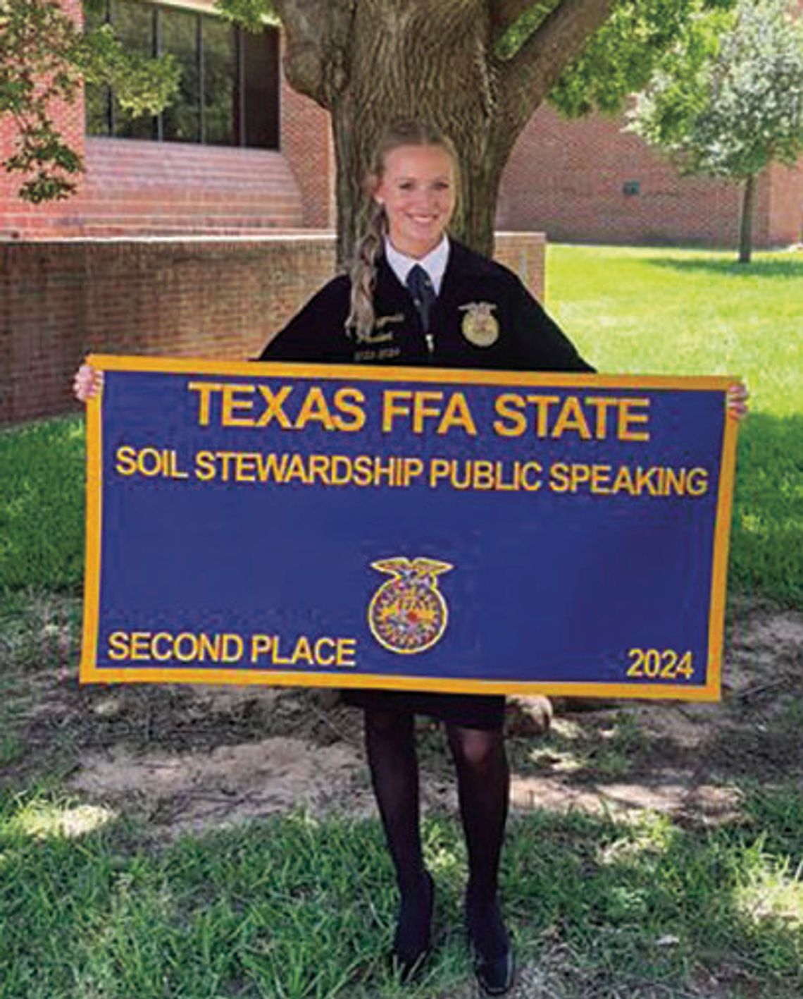 Columbus FFA member takes second at Soil Stewardship Speech Contest