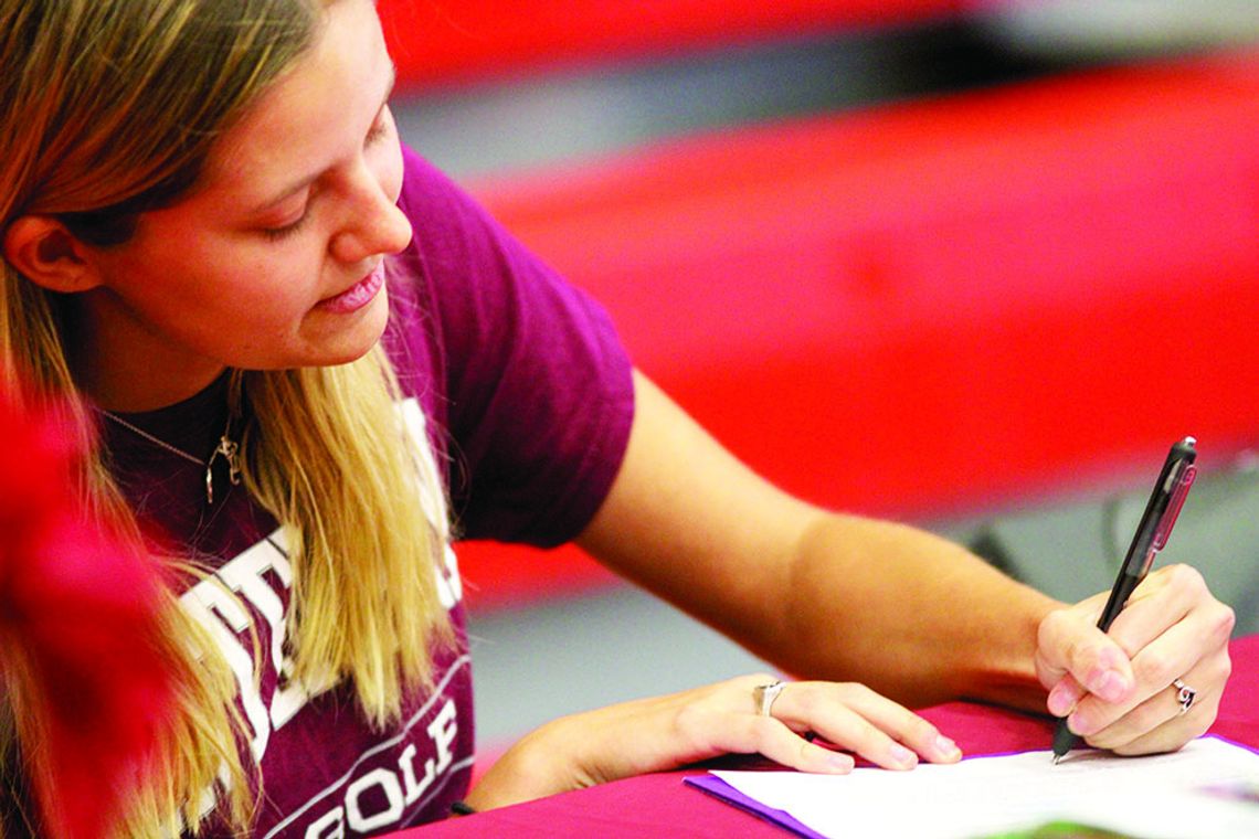 Columbus seniors sign collegiate letters of intent