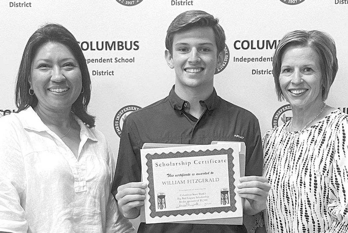 Columbus State Bank and Hill Bank & Trust Award Spirit Scholarships handed out to local students