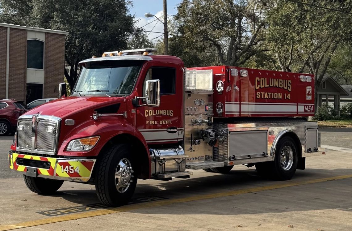 Columbus VFD purchases new tanker thanks to grant, donations