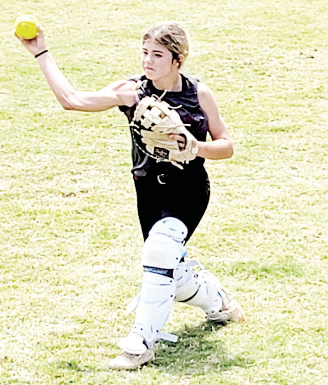 Columbus youth softballer attends Collegiate Catchers Camp