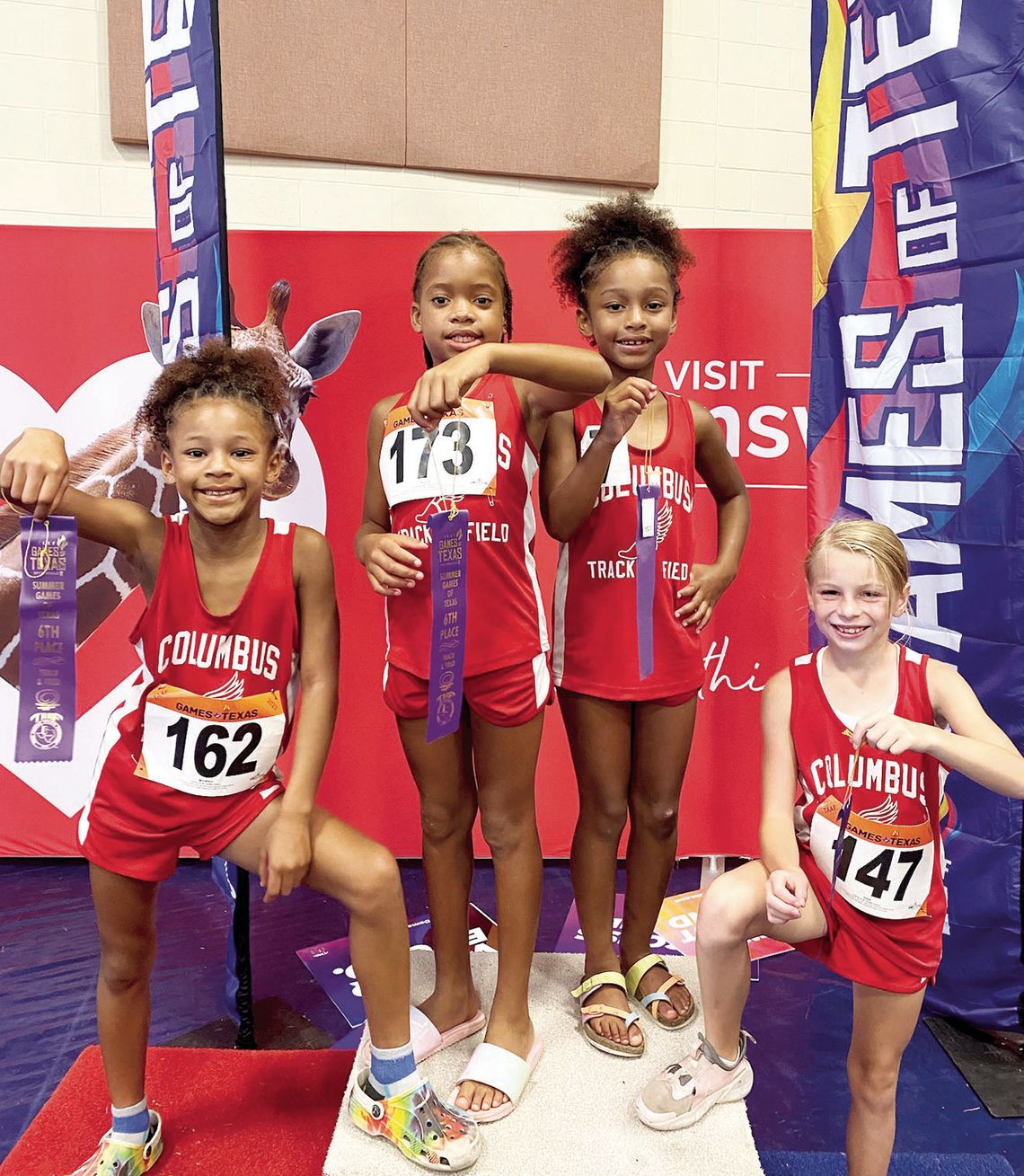 Columbus youth track performs well at state