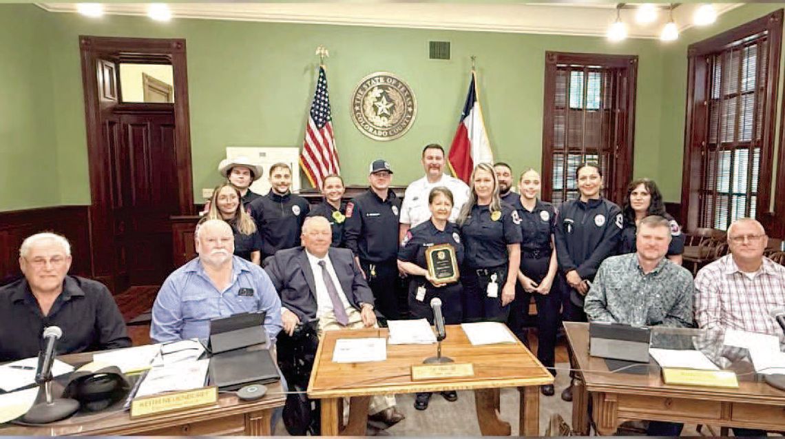 County recognizes Hinze for 40 years of EMS service