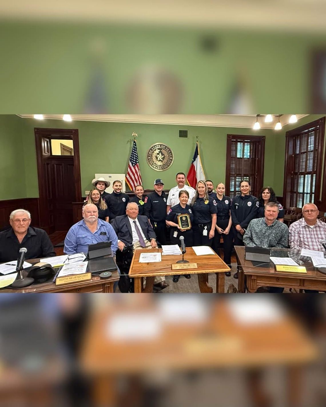 County recognizes Hinze for 40 years of EMS service County recognizes Hinze for 40 years of EMS service
