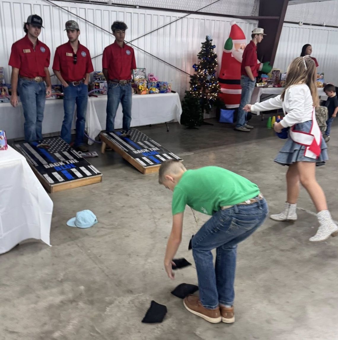 Deputy Santa brought festivities to a record-breaking 207 kids