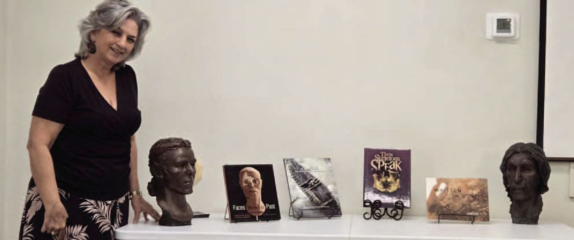 DRT Chapter hosts local forensic sculptor DRT Chapter hosts local forensic sculptor