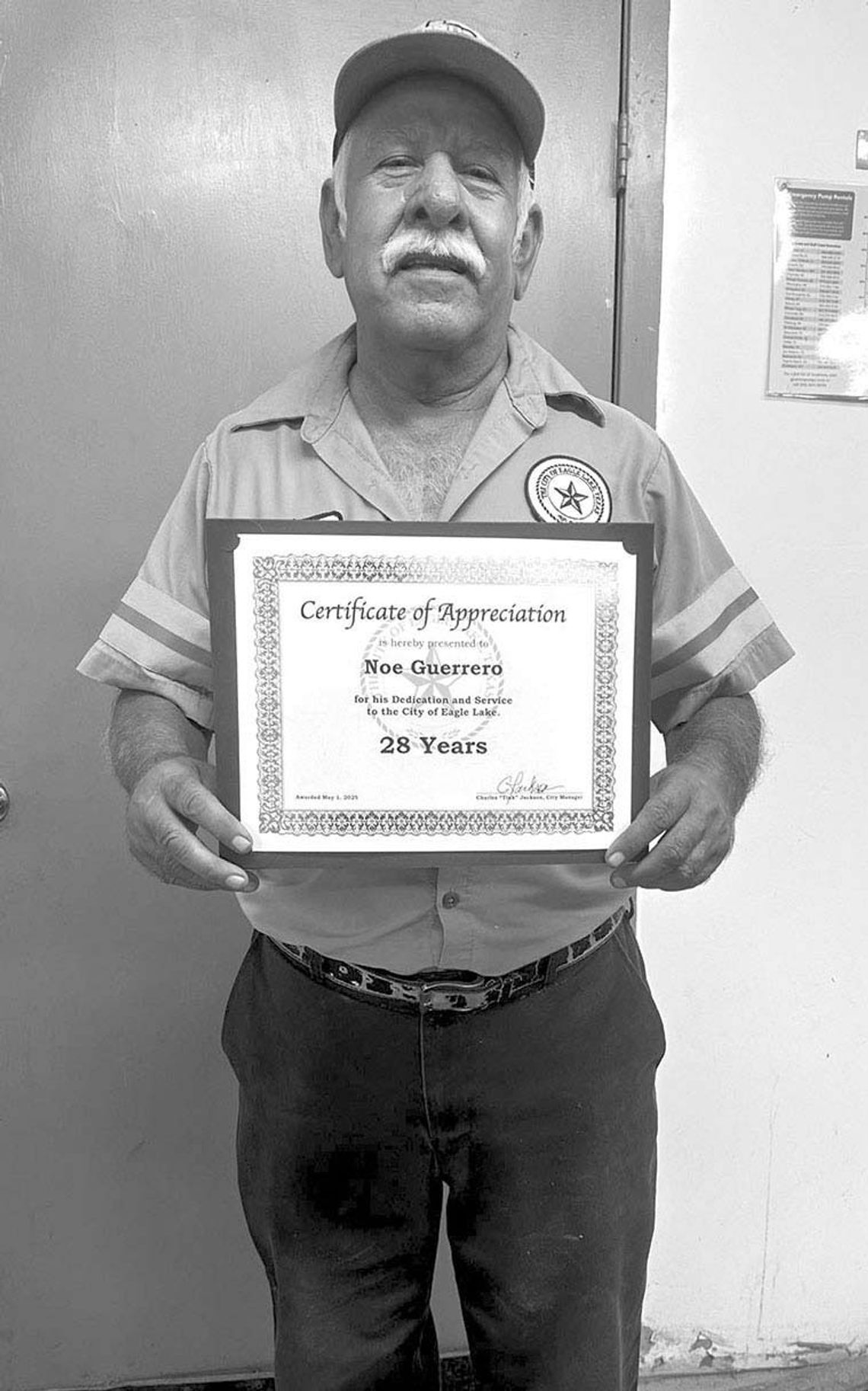 EAGLE LAKE HONORS GUERRERO