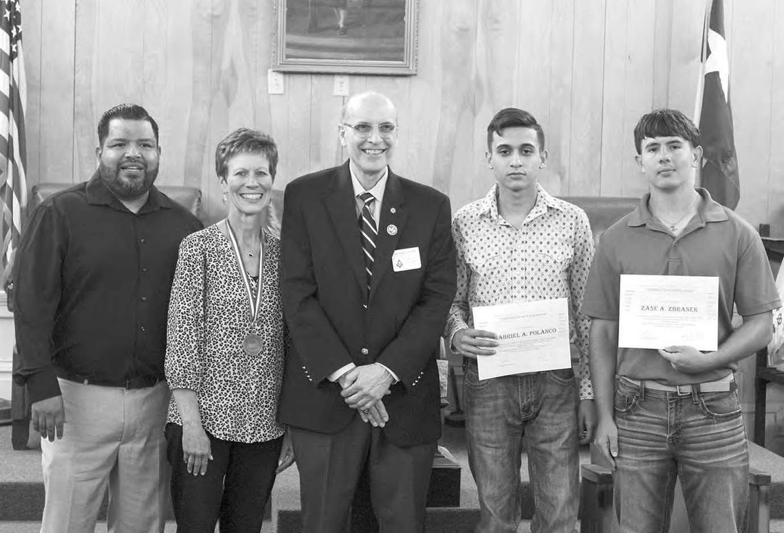 Eagle Lake Mason Lodge gifts awards, scholarships