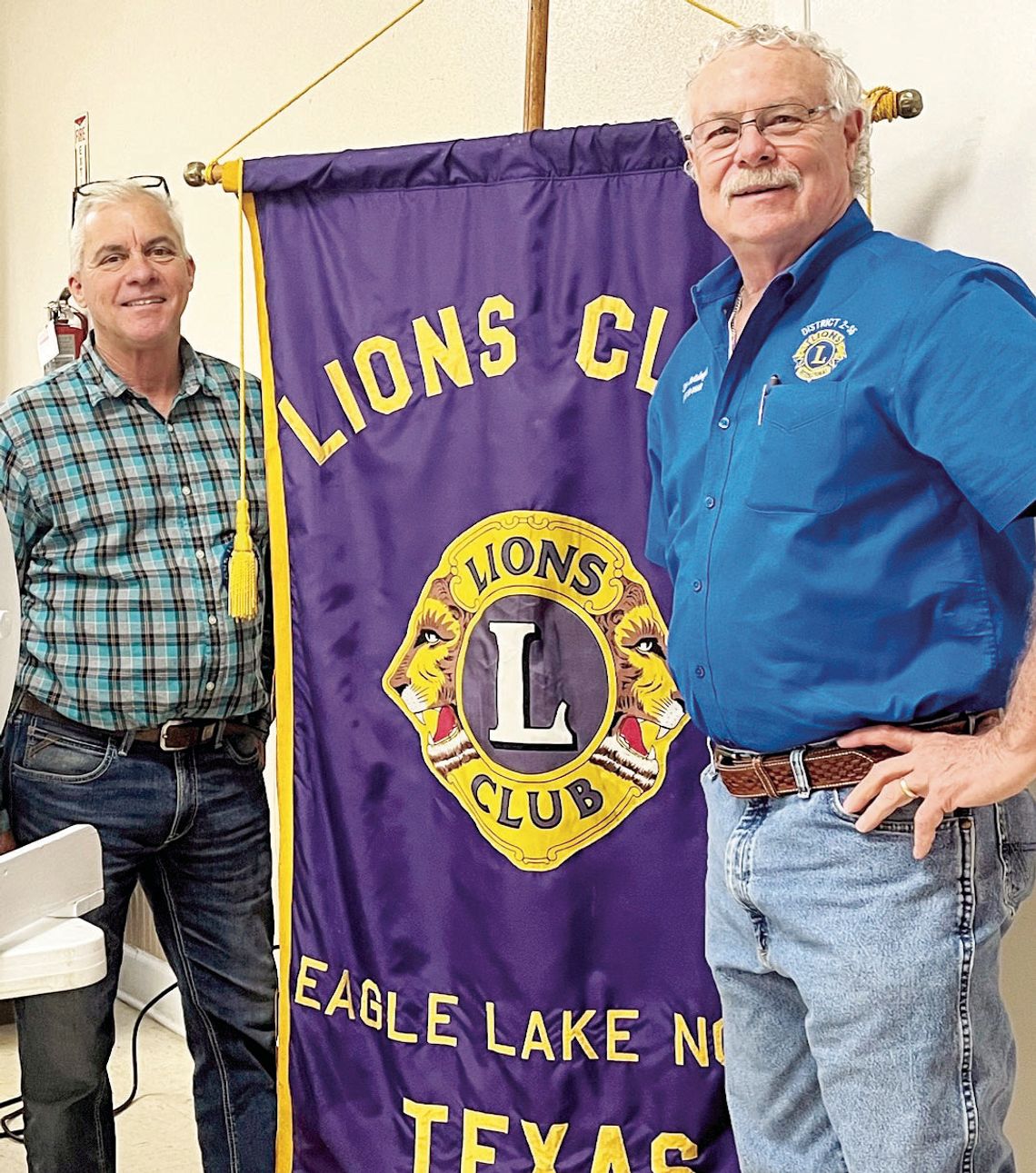 Eagle Lake Noon Lions host fellow county Lion