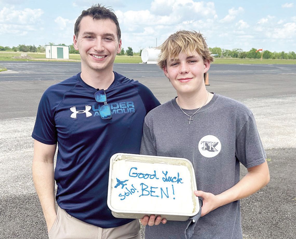 Eagle Lake teen soars in first solo flight