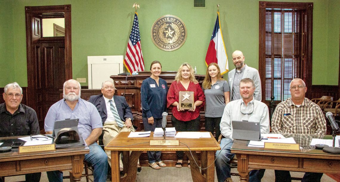 Colorado County receives 2025 Excellence in Safety Award