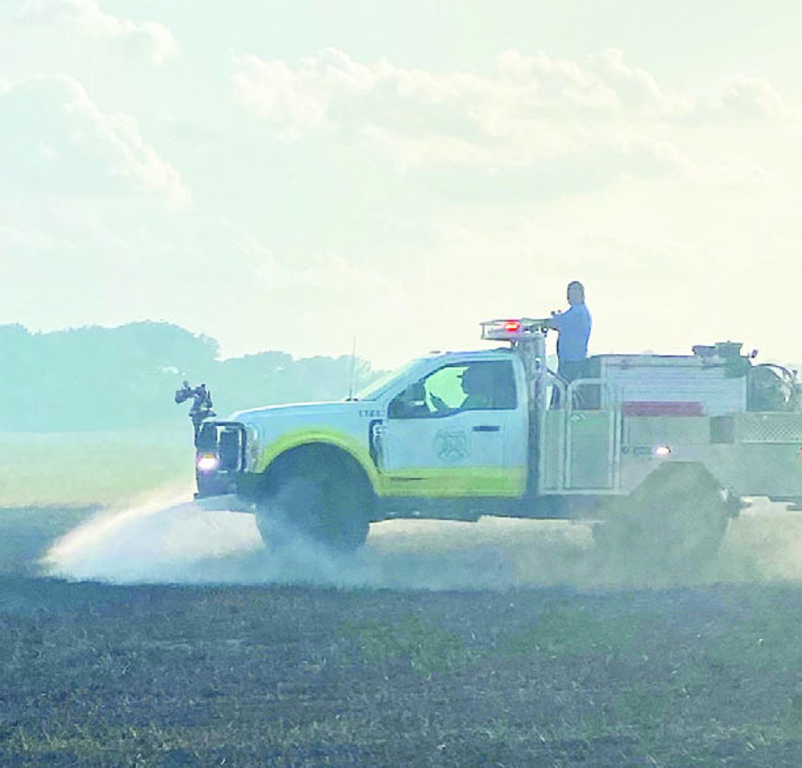 Garwood blaze eats away at 20 acres
