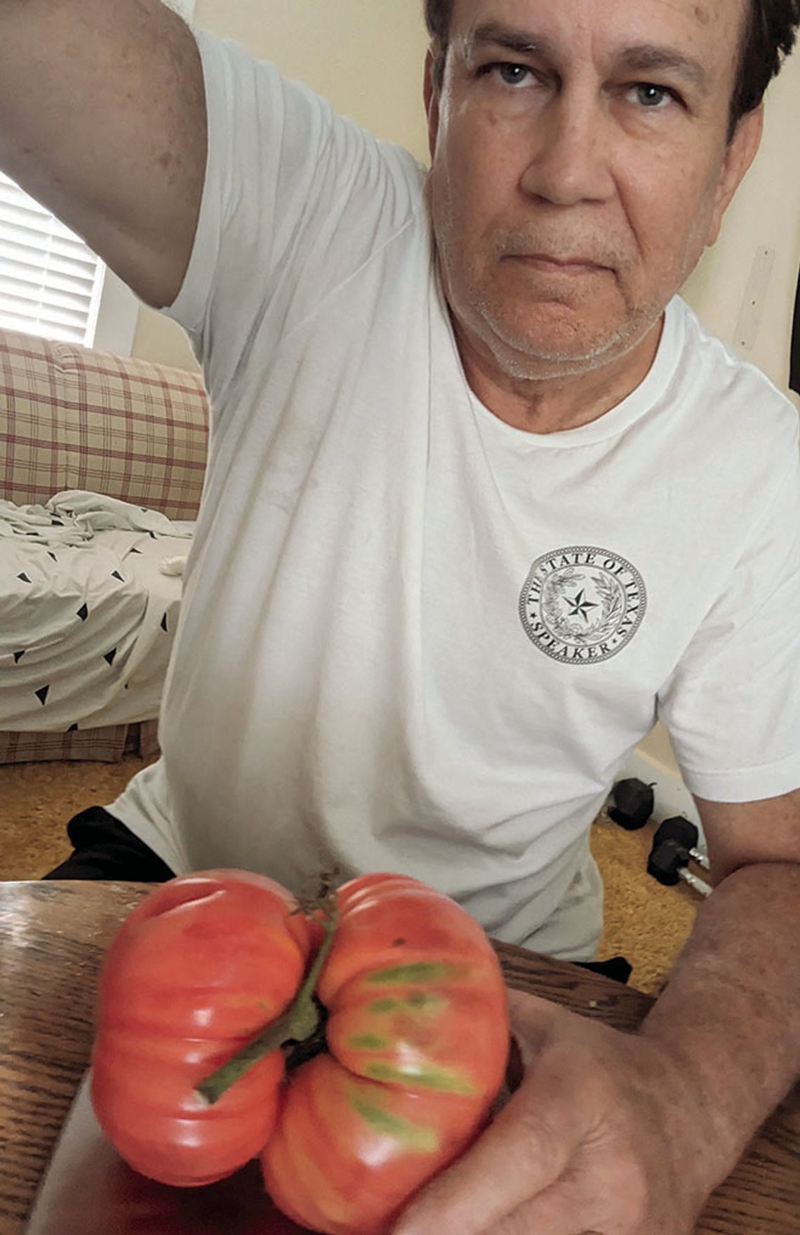 Generous local man donates hundreds of tomatoes