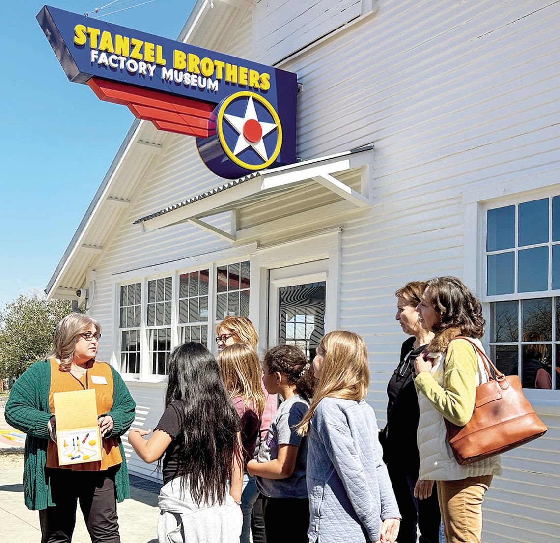 GIRL FRIENDS GROUP VISITS THE STANZEL MUSEUM