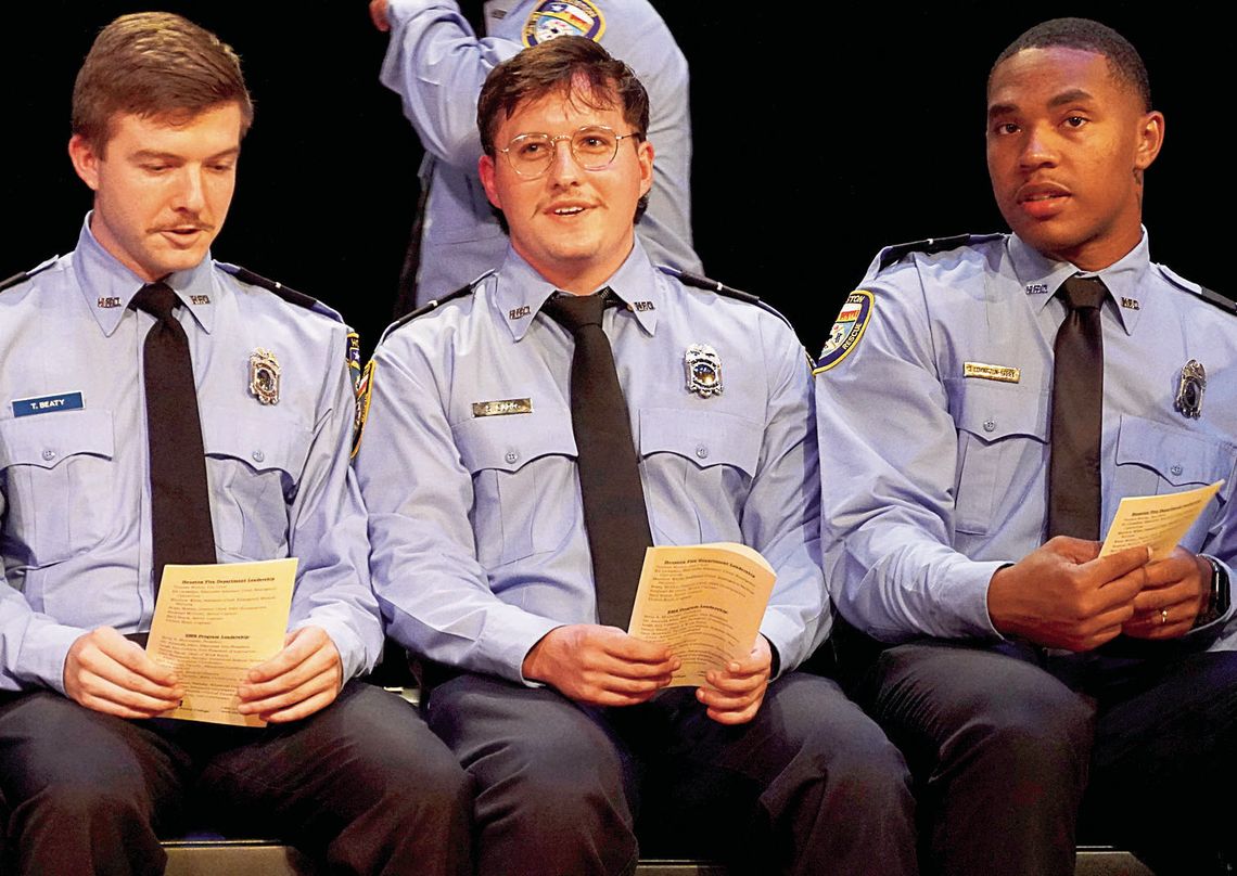 Houston Fire Department firefighters graduate WCJC EMS program