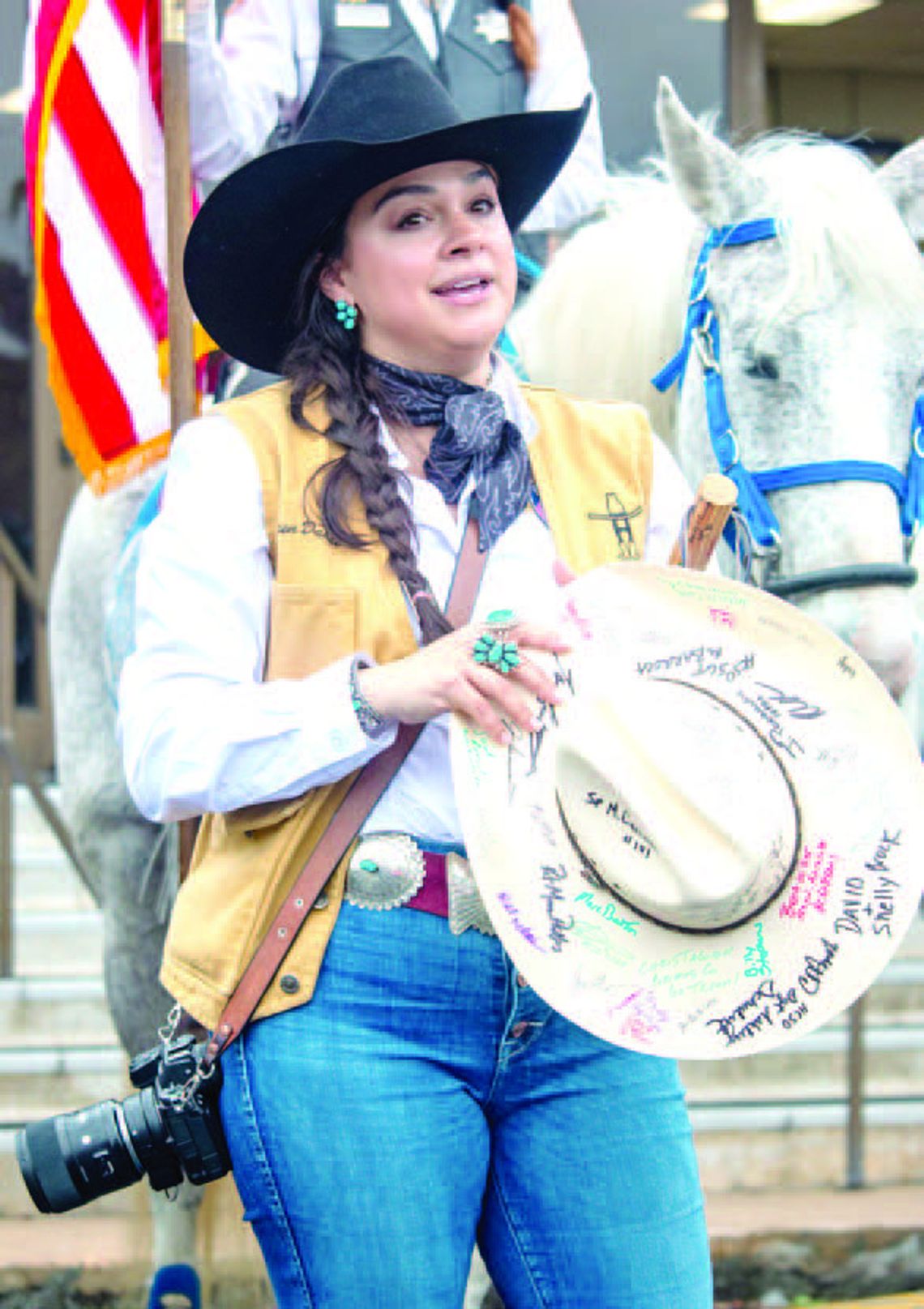Junior Mounted posse honors Weimar's Lauren Dahse with rodeo tradition