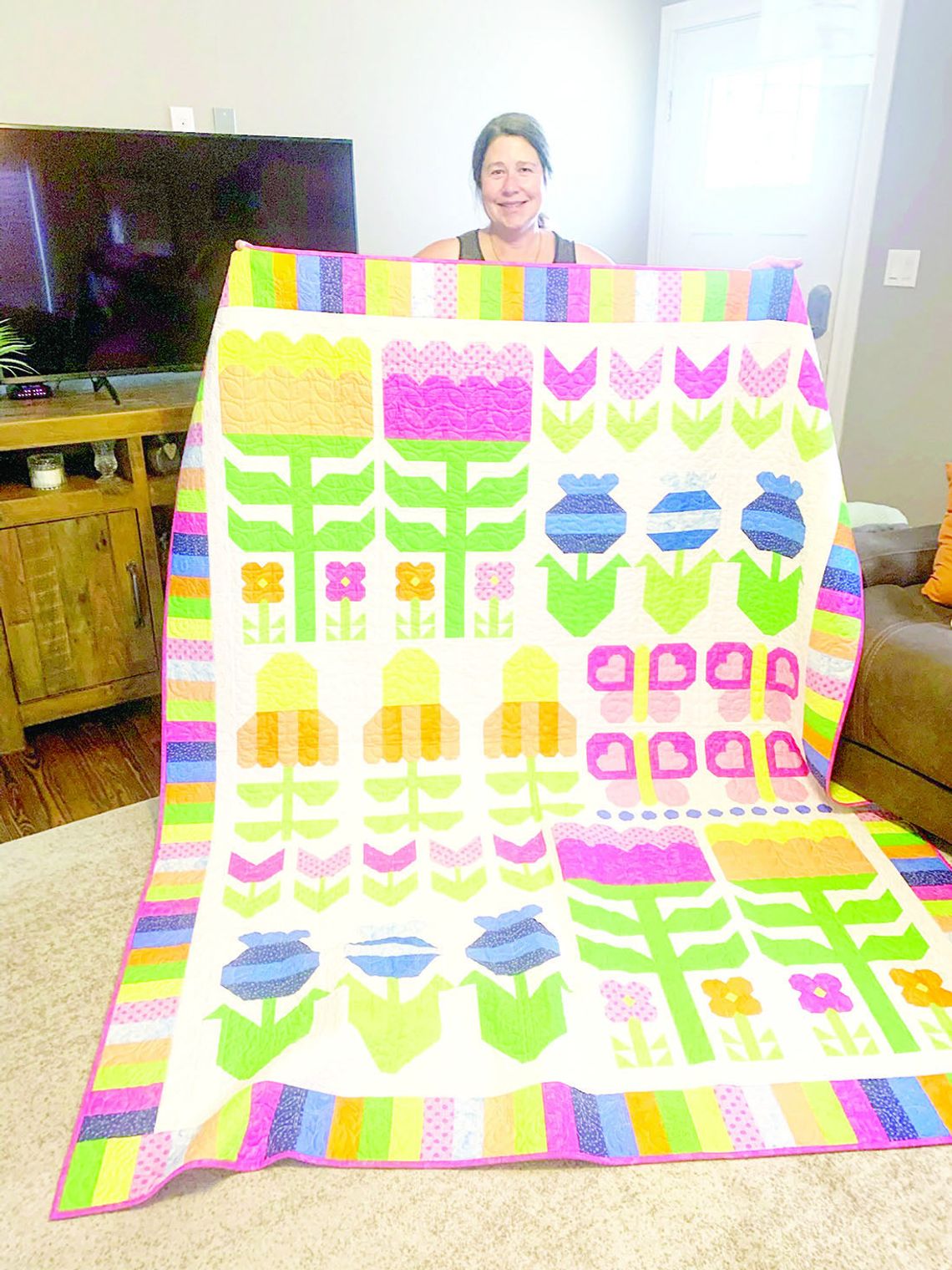 KANA WINS RAFFLE QUILT