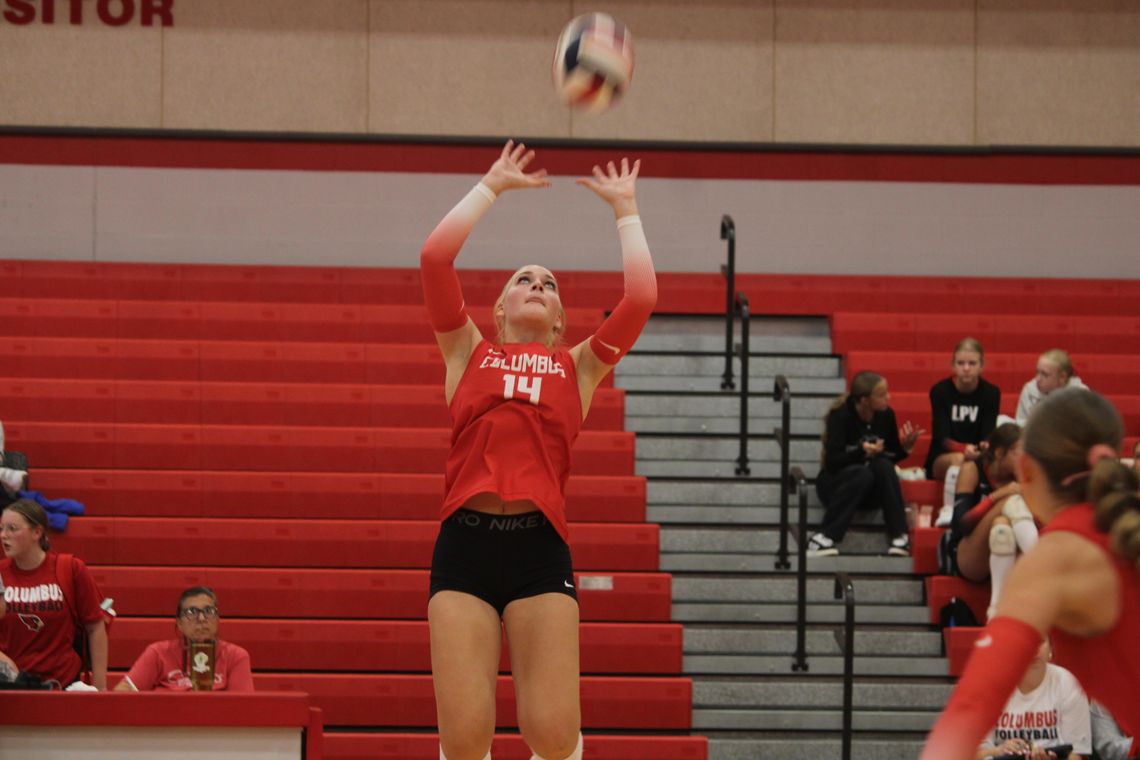 Lady Cards defeat Brazos in four sets, remain undefeated in district Lady Cards defeat Brazos in four sets, remain undefeated in district
