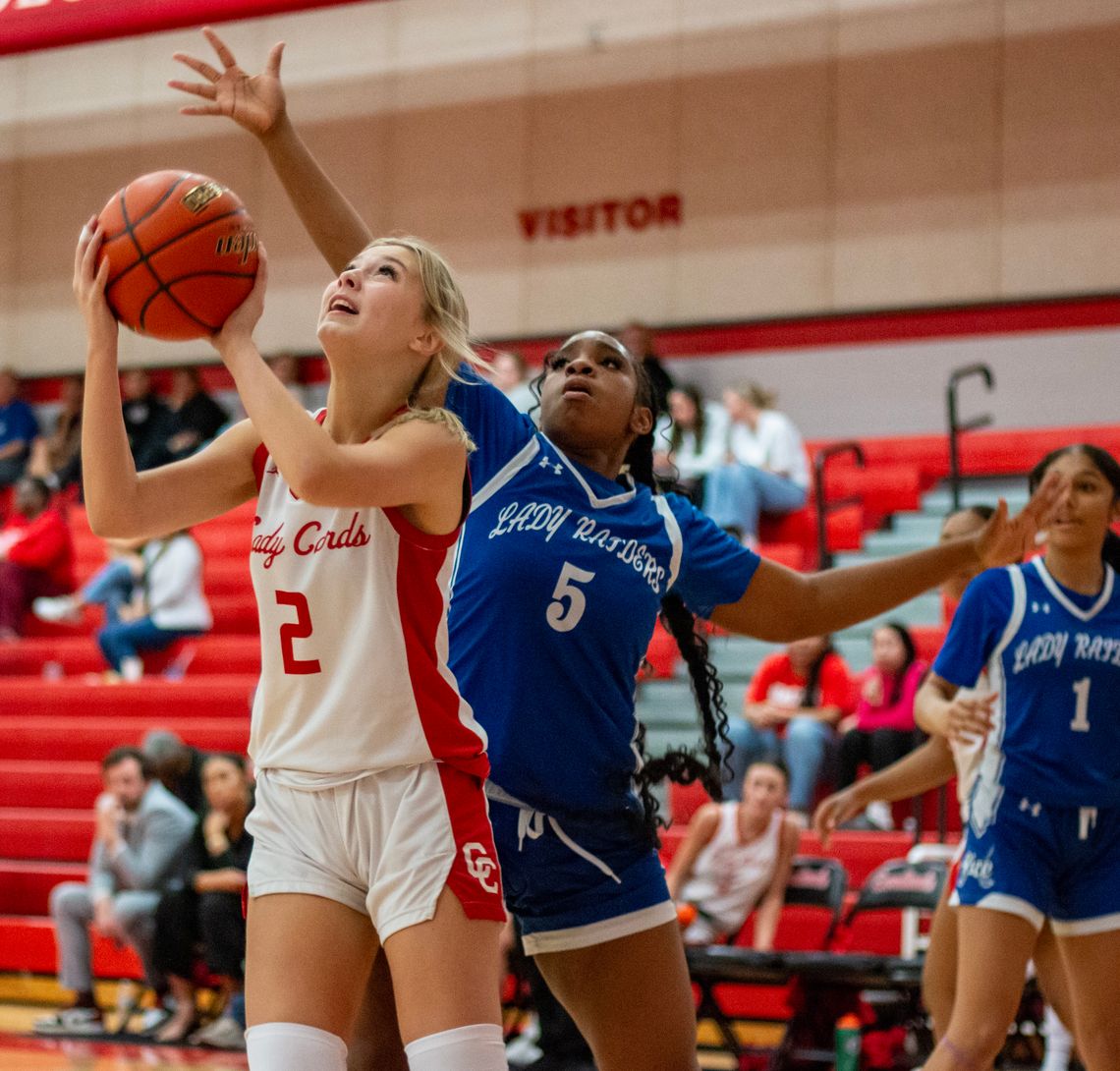 Lady Cards defeat Lady Raiders