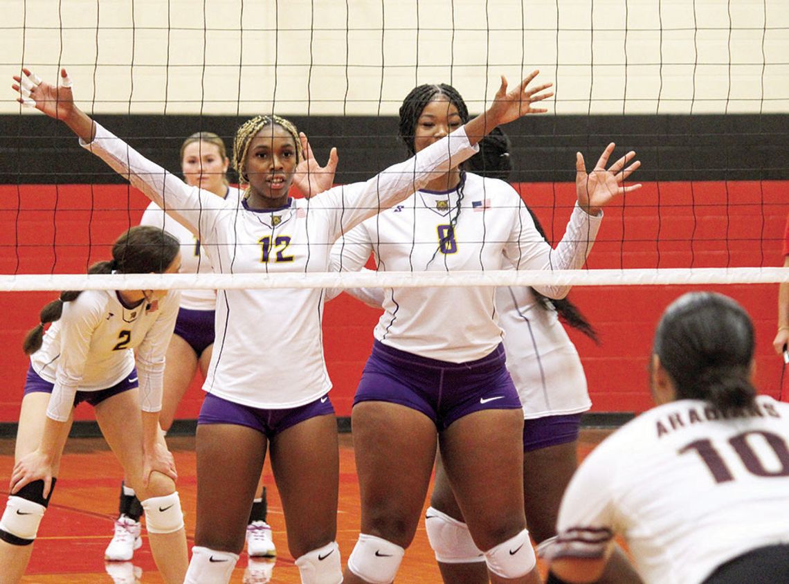 Ladycats win two games in six sets